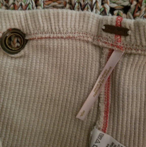 Free People Waffle Capri Leggings - Picture 2 of 3